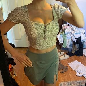 Floral crop top
